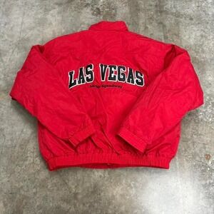 Vintage Las Vegas Motor Speedway Puffer Size L